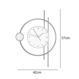 Clock Wall Light Modern Minimalist Wrought Iron Wall Lamp And