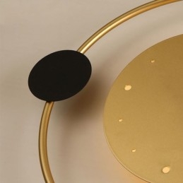 Clock Wall Light Modern Minimalist Wrought Iron Wall Lamp And