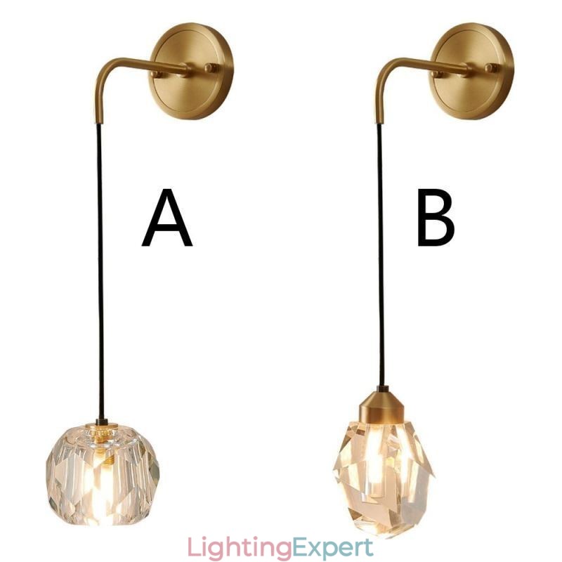 Modern Wall Light Creative Crystal Wall Sconce Lamp