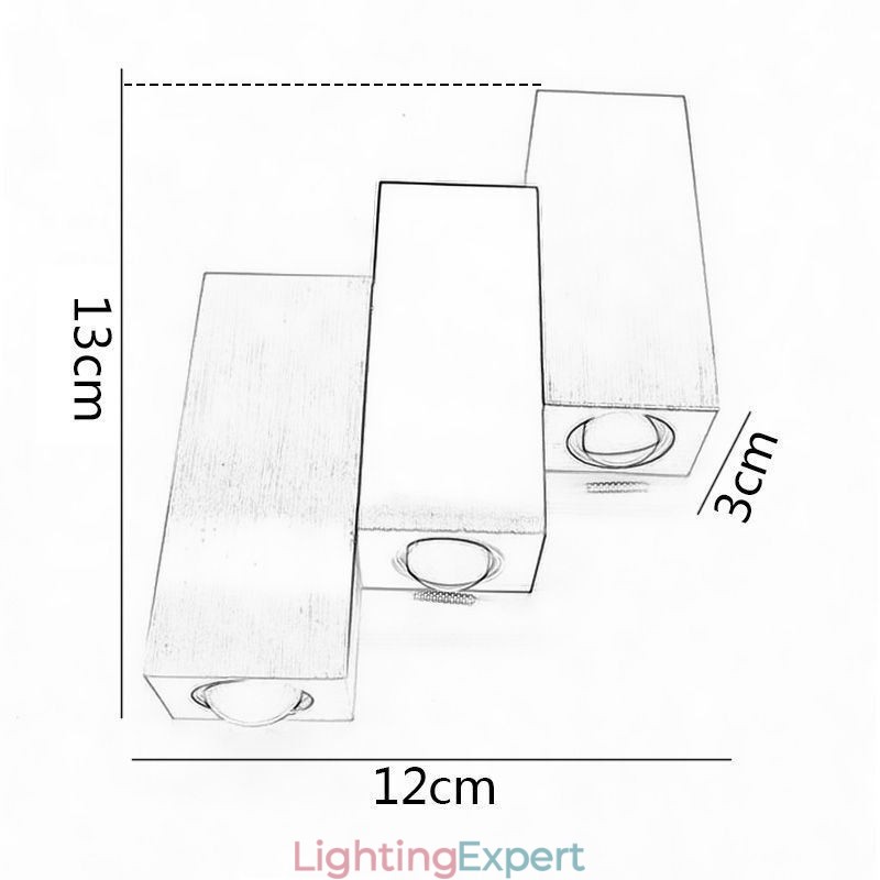 Modern Wall Lights Up And Down Wall Light Aluminum Wall Sconce