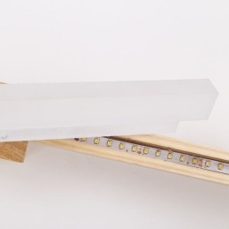 Mirror Light Solid Wood Wall Light Modern Sconce Wall Lamp