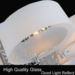 Remote Control Flush Mount Crystal Modern Contemporary