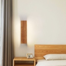 Modern Wall Wood Sconce Entrance Aisle Lights Nordic Bedside Wall Light