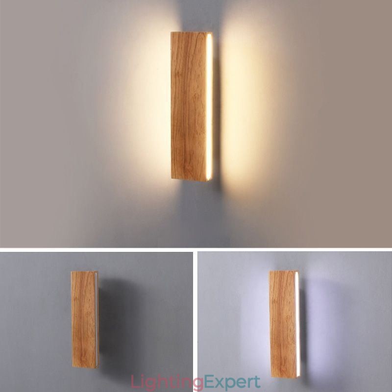 Modern Wall Wood Sconce Entrance Aisle Lights Nordic Bedside Wall Light