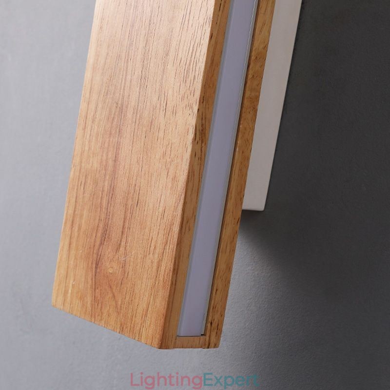 Modern Wall Wood Sconce Entrance Aisle Lights Nordic Bedside Wall Light