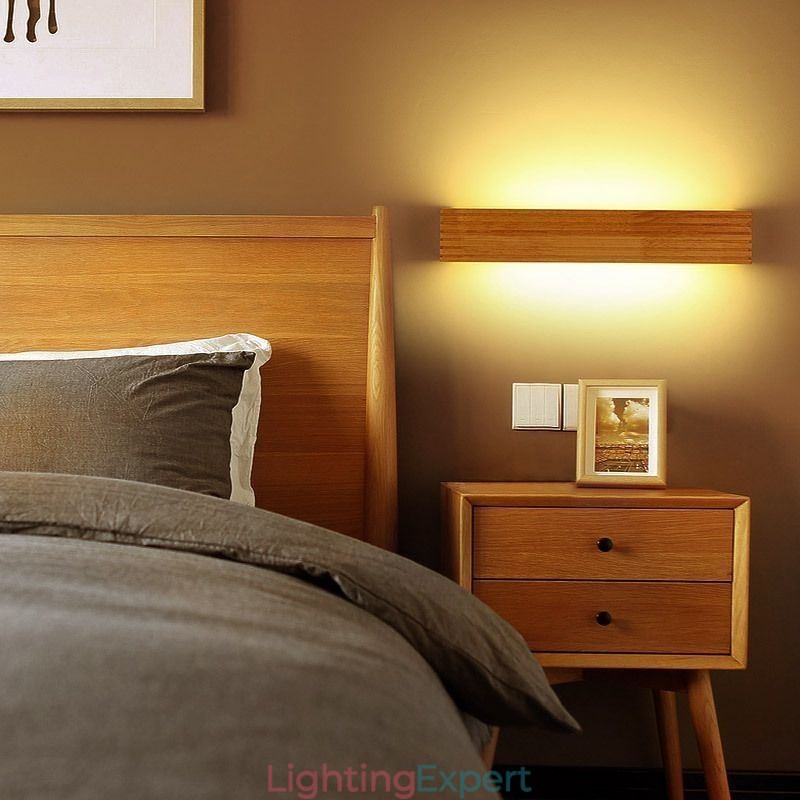 Japanes Style Wooden Wall Lamps Lamp Bathroom Home Wall Sconce