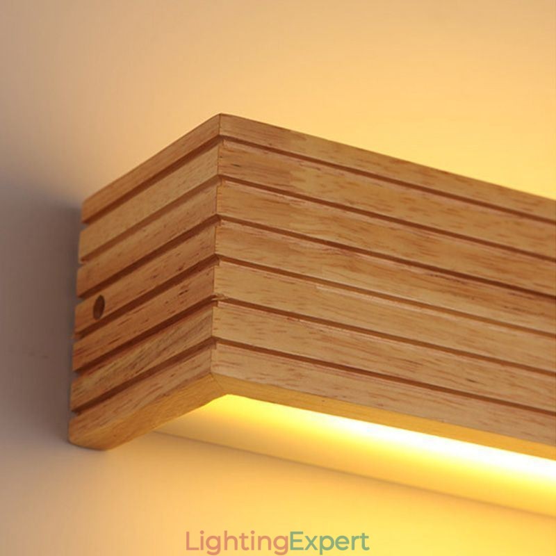 Japanes Style Wooden Wall Lamps Lamp Bathroom Home Wall Sconce