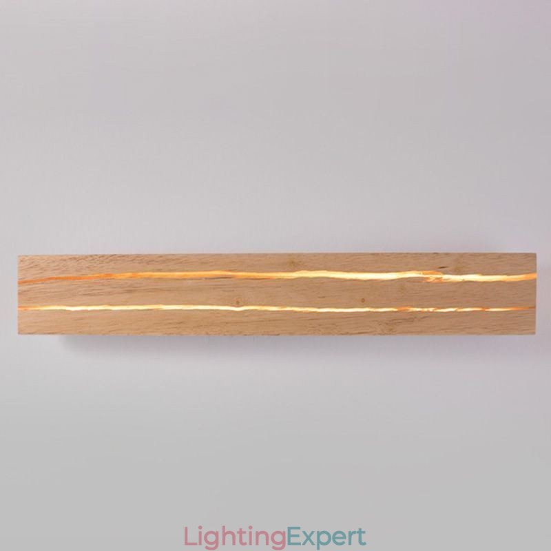 Modern Wood Wall Lamp Entrance Aisle Lights Nordic Bedside Wall Light