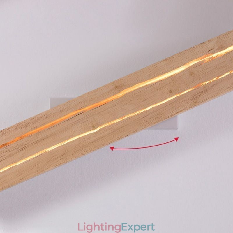 Modern Wood Wall Lamp Entrance Aisle Lights Nordic Bedside Wall Light