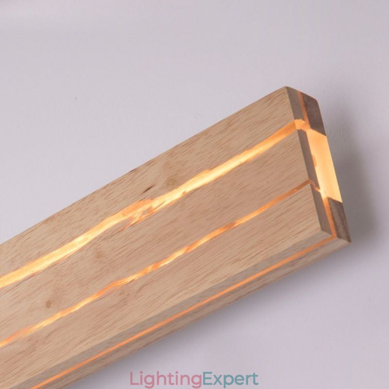 Modern Wood Wall Lamp Entrance Aisle Lights Nordic Bedside Wall Light