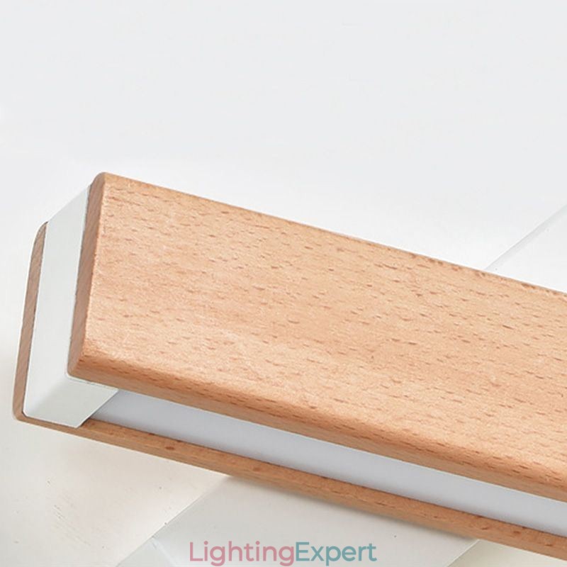 Europe Solid Wood Wall Lamp Bedside Wall Lighting Modern Simplicity Lamps