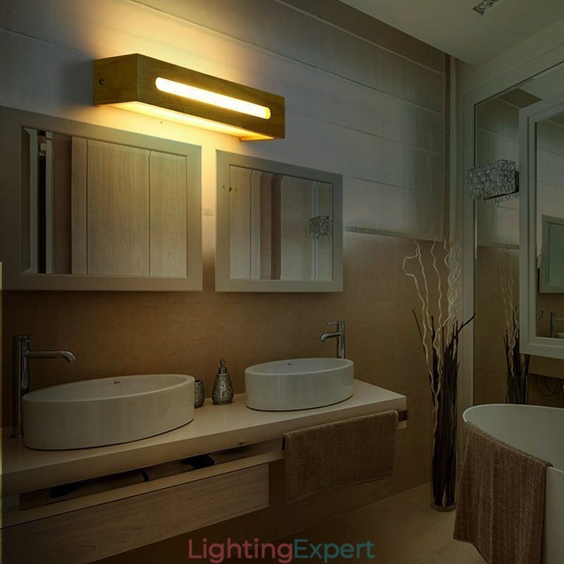 Modern Wall Wood Lamp Entrance Aisle Lights Nordic Bedside Wall Light