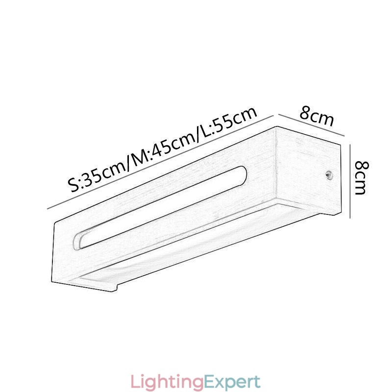 Modern Wall Wood Lamp Entrance Aisle Lights Nordic Bedside Wall Light