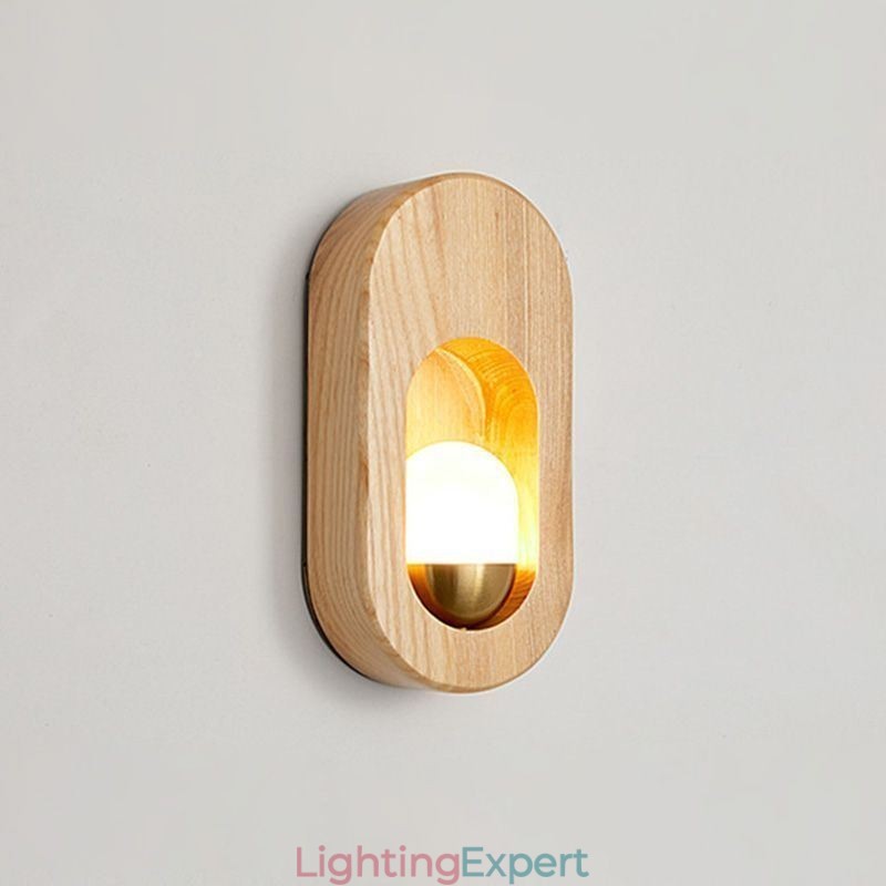 Japanese Decoration Wall Light Wood Wall Lamp Entrance Aisle