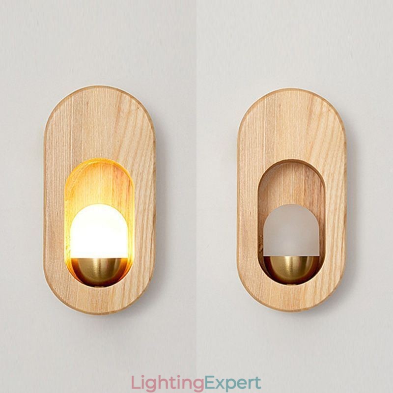 Japanese Decoration Wall Light Wood Wall Lamp Entrance Aisle