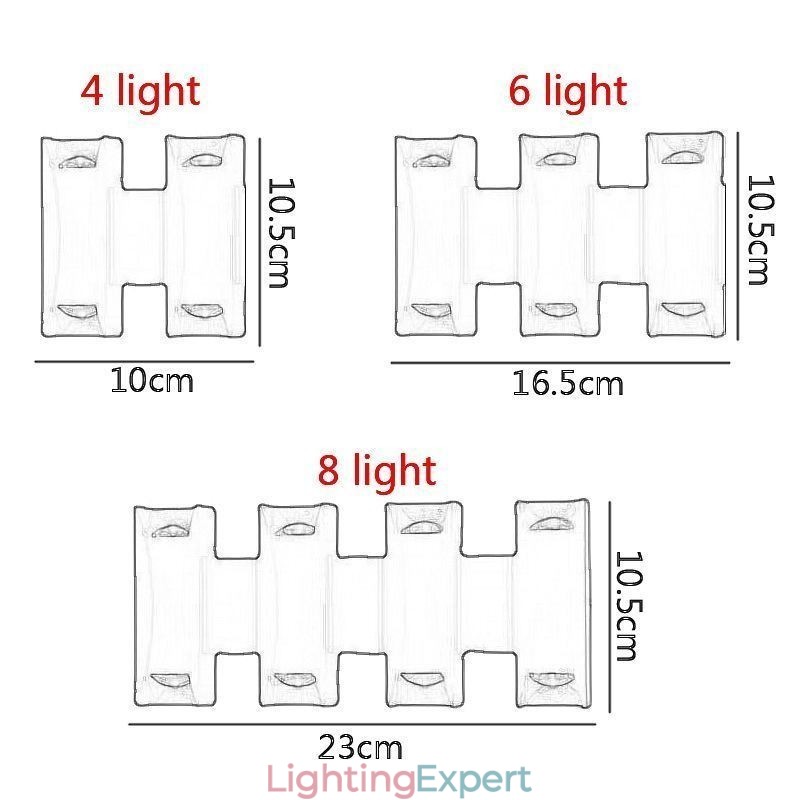 Waterproof Wall Lamp Modern Aluminum Surface Mounted Garden Porch Light