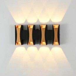 Waterproof Wall Lamp Modern Aluminum Surface Mounted Garden Porch Light