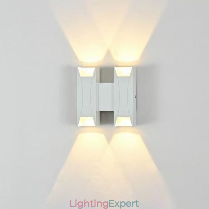 Waterproof Wall Lamp Modern Aluminum Surface Mounted Garden Porch Light