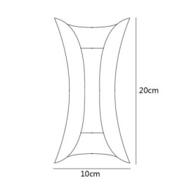 Modern Wall Lamp Waterproof Wall Light Courtyard Balcony Corridor