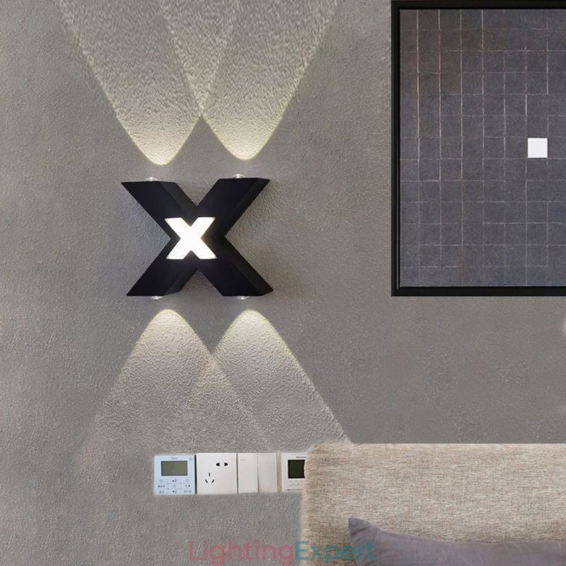 Art Deco Wall Light Up Down Indoor Lighting Aluminum Wall Sconce