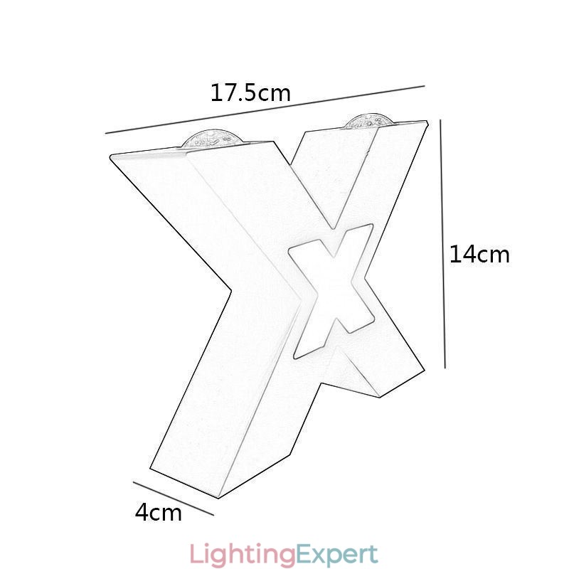 Art Deco Wall Light Up Down Indoor Lighting Aluminum Wall Sconce