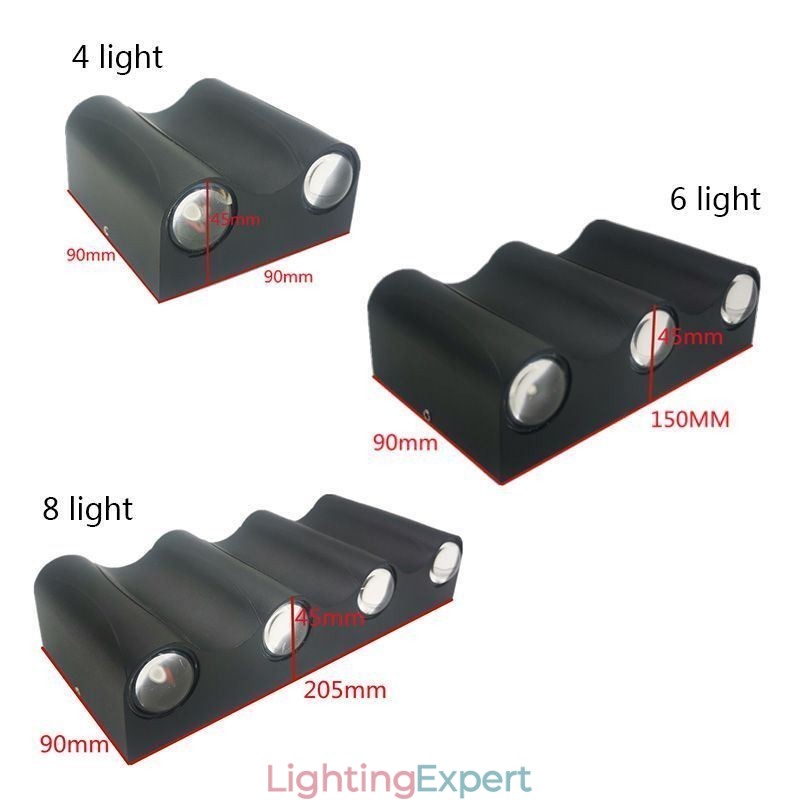 Wall Lamp Aluminum Balcony Surface Mounted Porch Light