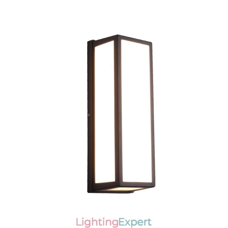 Rectangular Wall Light Modern Waterproof Villa Porch Wall Lamp