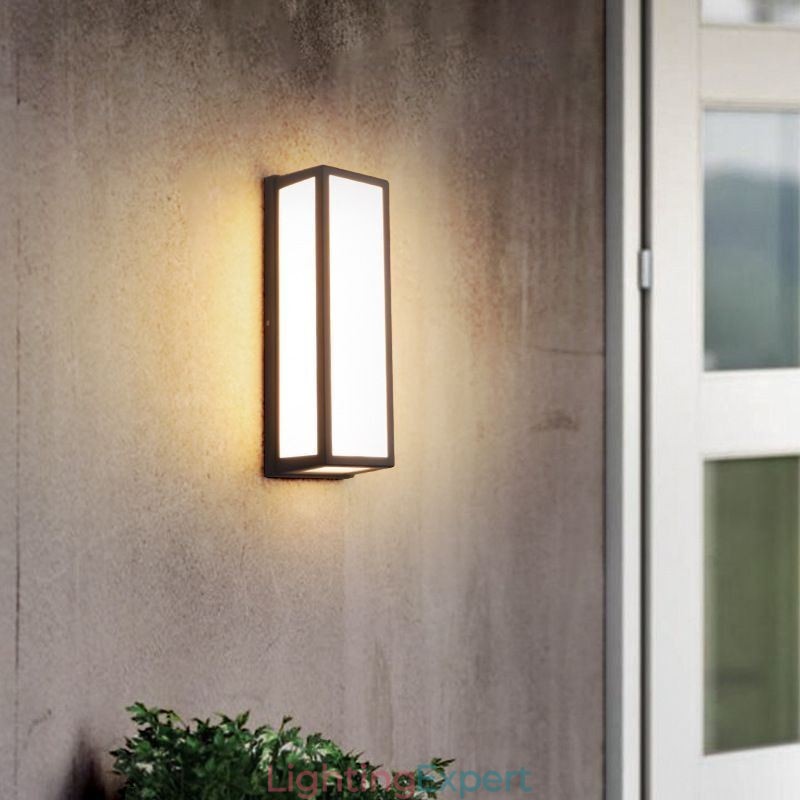 Rectangular Wall Light Modern Waterproof Villa Porch Wall Lamp