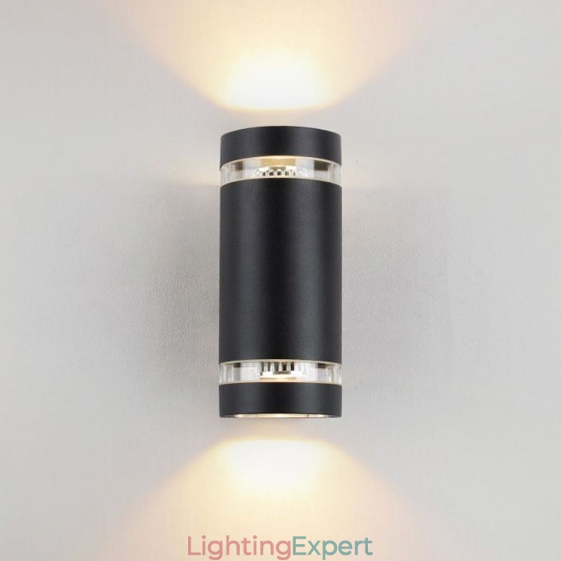 Wall Light Waterproof Up Down Aluminum Double Head Wall Lamp