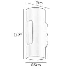 Waterproof Wall Light Aluminum Wall Lamp Courtyard