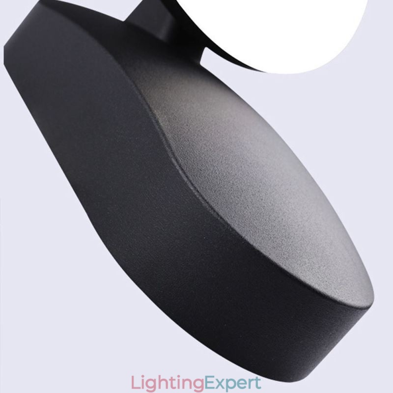 Modern Minimalist Aluminum Lamp Garden Waterproof Crescent Wall Light
