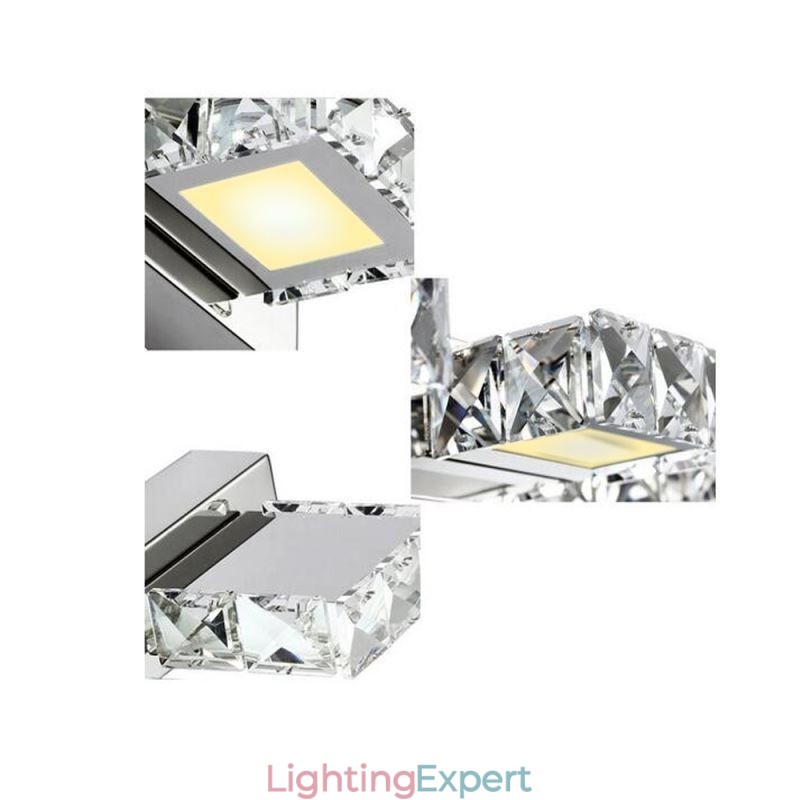 Wall Light Bathroom Mirror Washroon Wall Lamp Stainless Steel