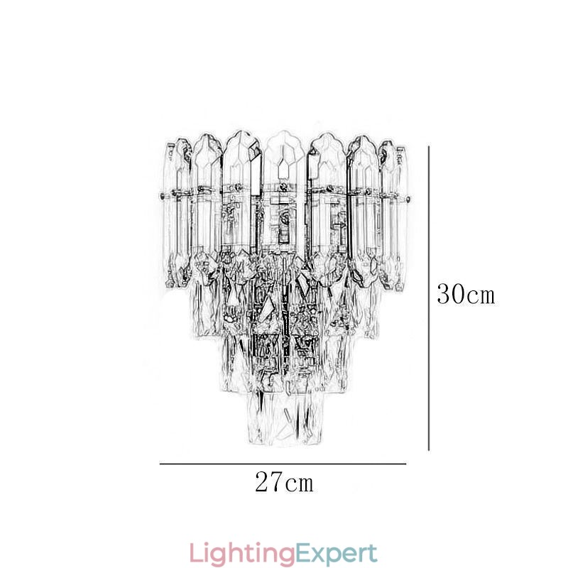 Crystal Wall Light Wall Sconce Modern K9 Crystal Wall Lamp
