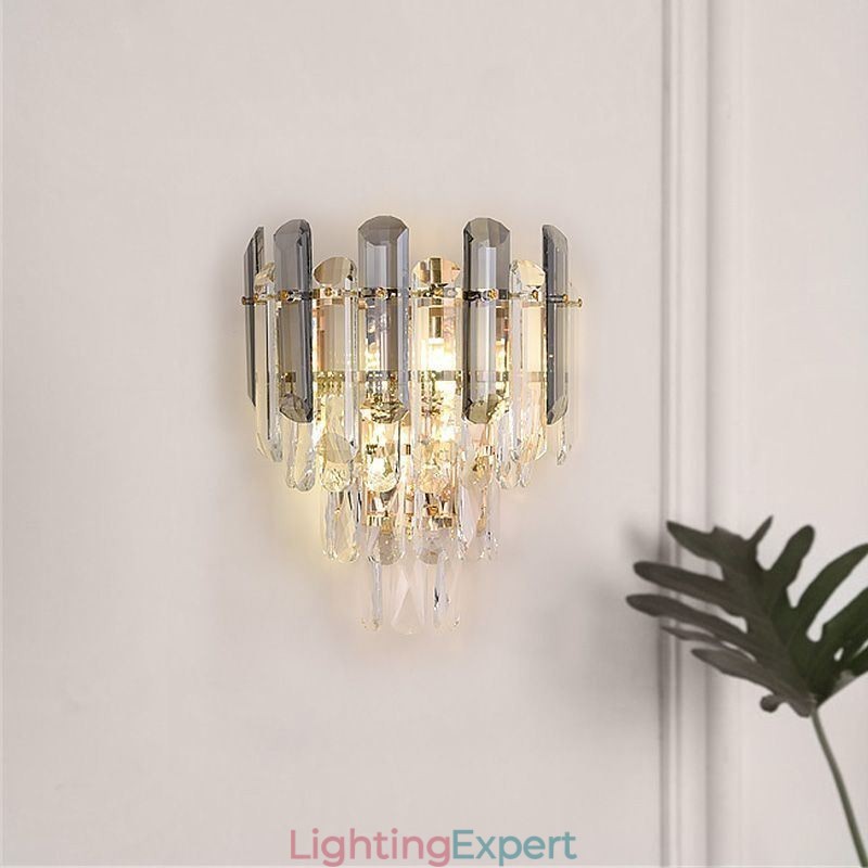 European Wall Sconces Crystal Wall Lights Bathroom
