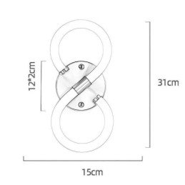 Number Light Arabic Numeral 8 Lamps