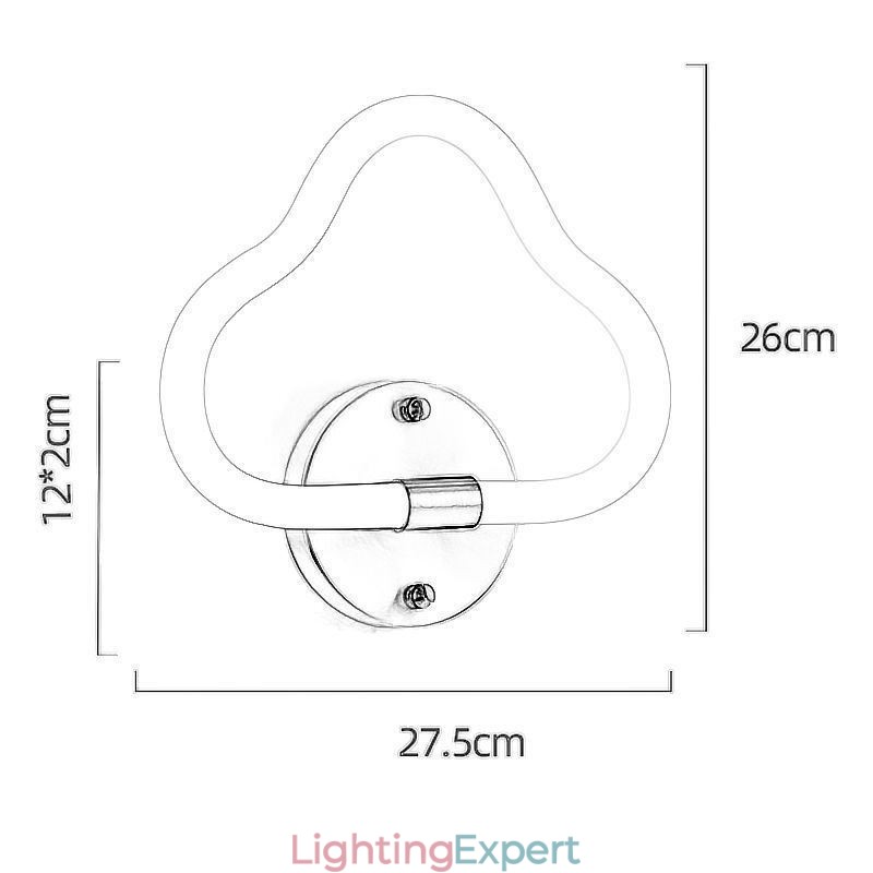 Cloud Shaped Wall Light Art Decorative Lights