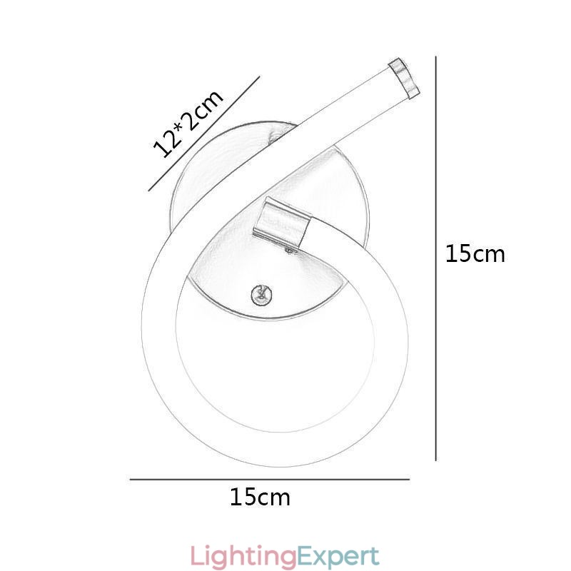 Number Light Arabic Numeral 6 Lamp