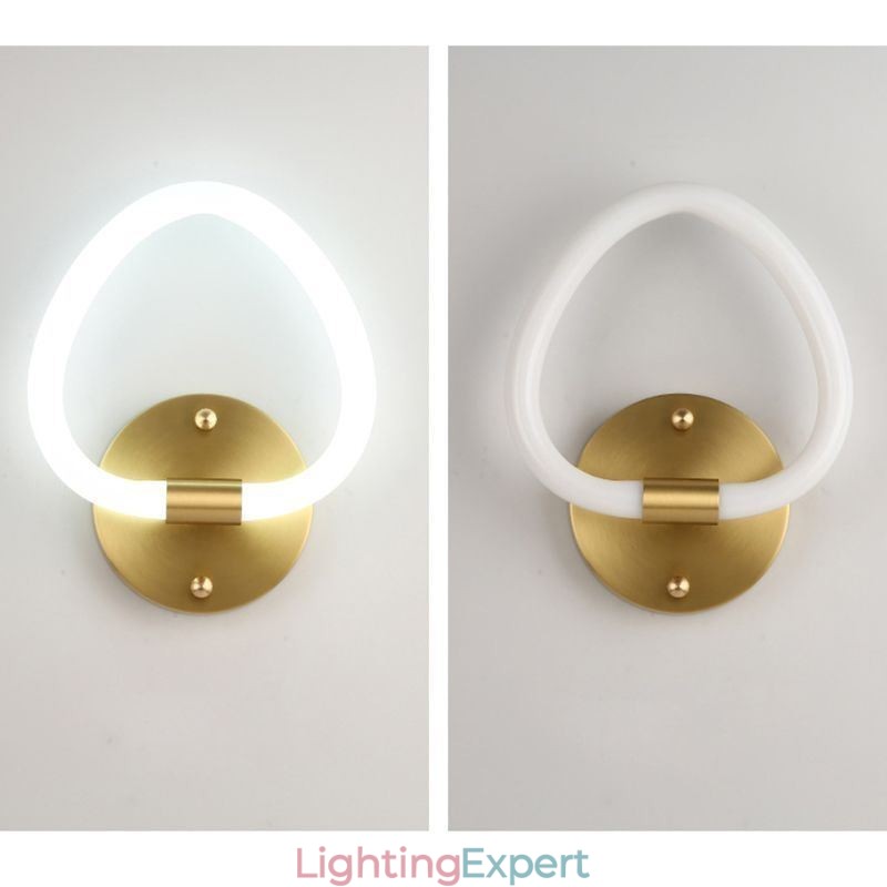 Modern Heart Shaped Indoor Wall Lights Sconce