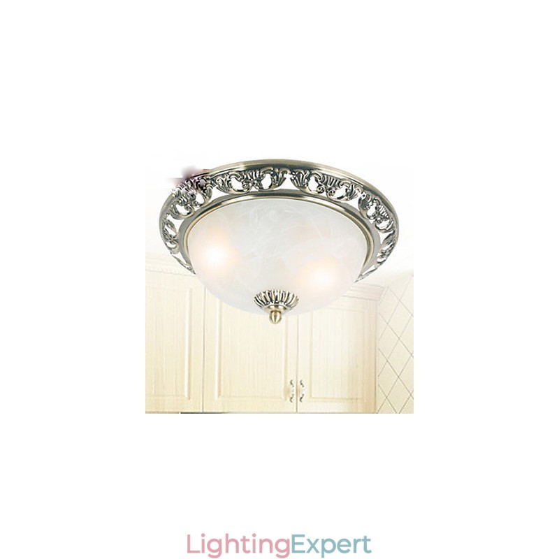 Europe Type Resin Glass Dome Light Sweet To Absorb Dome Light Lamp