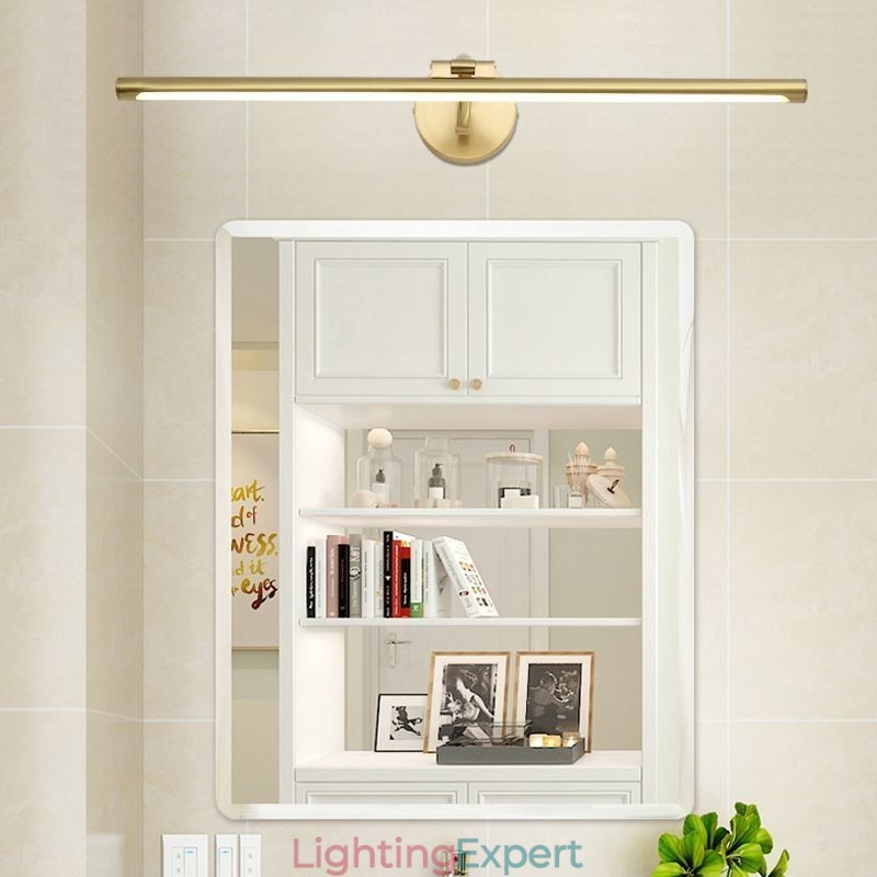 Nordic Mirror Front Light Brass Acrylic Wall Lamp
