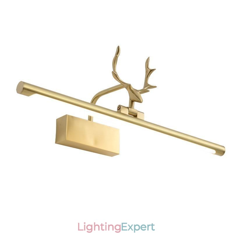 Nordic Brass Wall Lamp Mirror Front Light