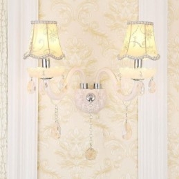 Classic European Style Crystal Sconce Elegant Wall Light