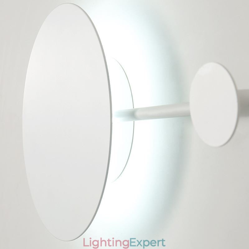 Modern Wall Light Circular Wall Lamp Black Hook Sconce Bedside Lighting