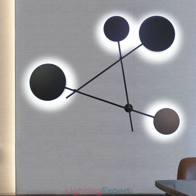 Modern Wall Light Geometric Shape Iron Fixture Sconce