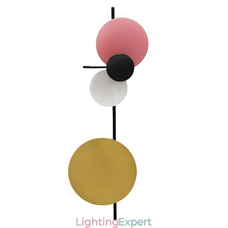 Modern Wall Light Circular Wall Lamp Colorful Home Lighting Bedside Lighting