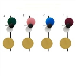 Modern Wall Light Circular Wall Lamp Colorful Home Lighting Bedside Lighting