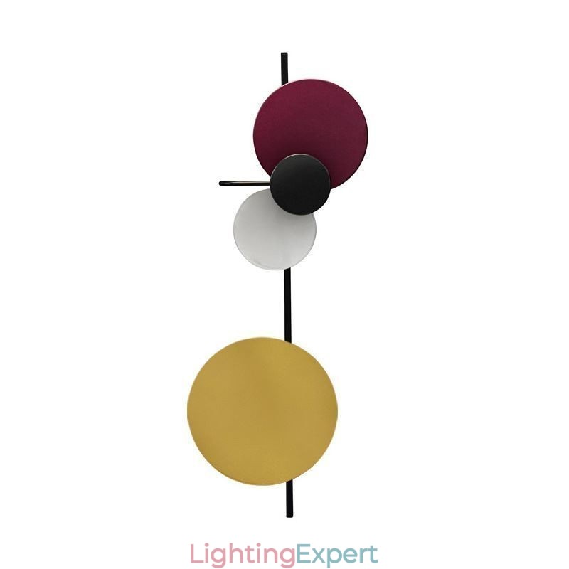 Modern Wall Light Circular Wall Lamp Colorful Home Lighting Bedside Lighting