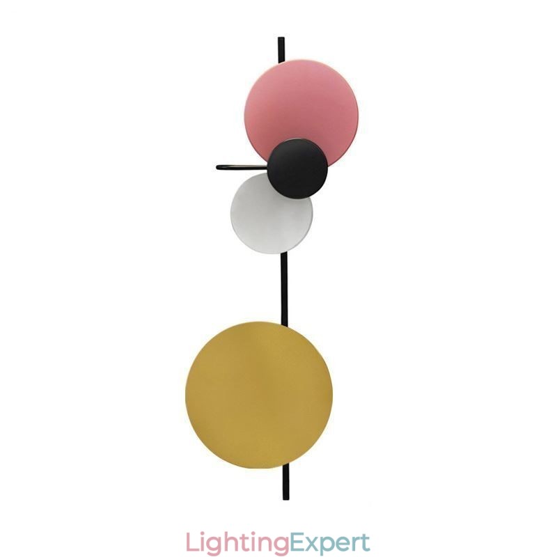 Modern Wall Light Circular Wall Lamp Colorful Home Lighting Bedside Lighting
