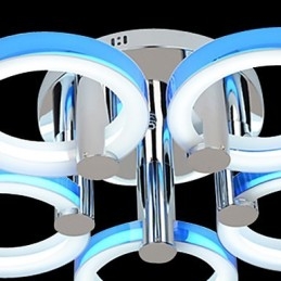 Modern Contemporary Mini Style Electroplated Flush Mount