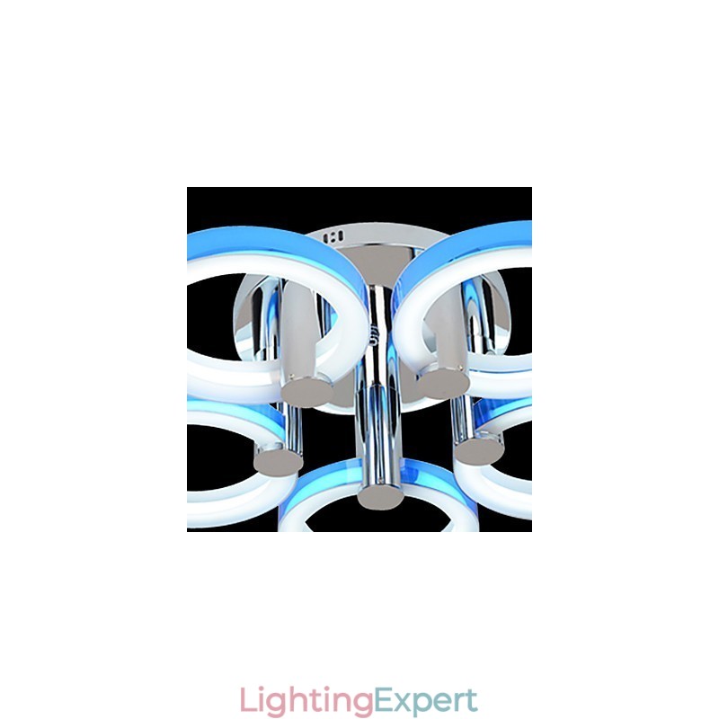 Modern Contemporary Mini Style Electroplated Flush Mount